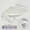 Carano Buiten muurverlichting LED Wit, 1-licht, Bewegingsmelder