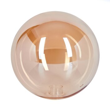 Lampenkap van glas  Remaisnil Reserve glas, reserveonderdeel Amber