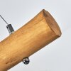 Seegaard Hanglamp Hout licht, Zwart, 4-lichts