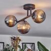 Chehalis Plafondlamp, Kogellampje Rookkleurig, 3-lichts