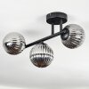 Chehalis Plafondlamp, Kogellampje Rookkleurig, 3-lichts