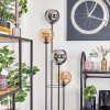 Koyoto Staande lamp 30 cm Hout donker, Zwart, 4-lichts