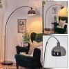 Baloca Staande lamp, Booglampen Chroom, Zwart, 1-licht