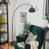 Baloca Staande lamp, Booglampen Chroom, Zwart, 1-licht