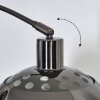 Baloca Staande lamp Chroom, Zwart, 1-licht