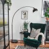 Baloca Staande lamp Chroom, Zwart, 1-licht
