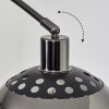 Baloca Staande lamp, Booglampen Chroom, Zwart, 1-licht