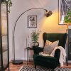 Baloca Staande lamp Chroom, Zwart, 1-licht