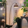 Baloca Staande lamp Chroom, Zwart, 1-licht