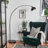 Baloca Staande lamp Chroom, Zwart, 1-licht