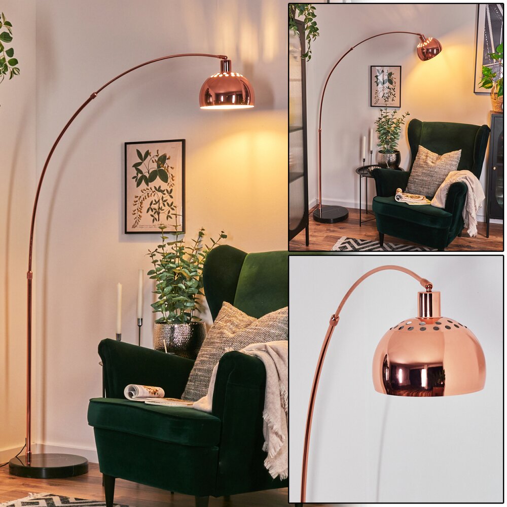 Baloca Staande lamp Koperkleurig, Zwart, 1-licht main product photo