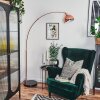 Baloca Staande lamp Koperkleurig, Zwart, 1-licht