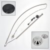 Baloca Staande lamp Nikkel mat, Zwart, 1-licht