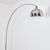 Baloca Staande lamp Nikkel mat, Zwart, 1-licht