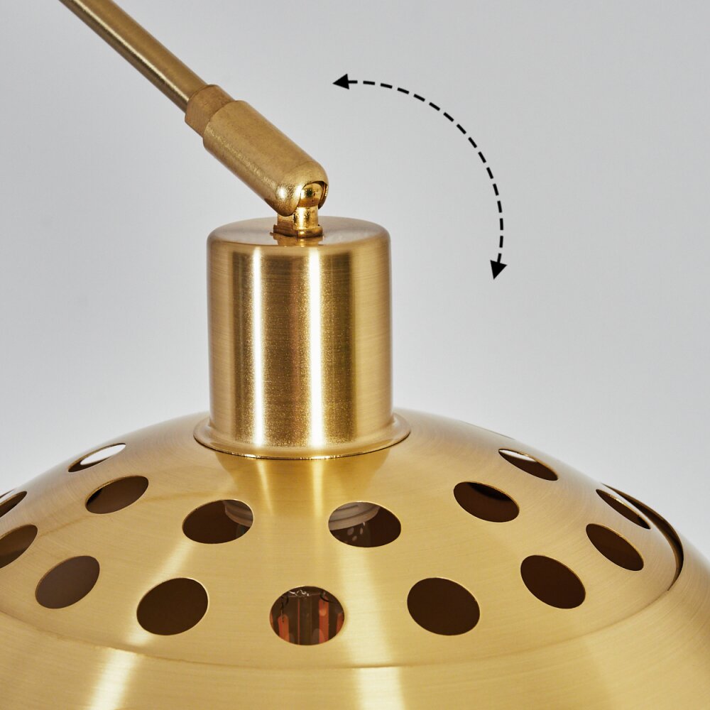 Baloca Staande lamp Goud, Zwart, 1-licht