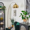 Baloca Staande lamp Goud, Zwart, 1-licht