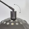Baloca Staande lamp Chroom, Zwart, 1-licht