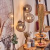 Chehalis Kogellampje, Wandlamp Rookkleurig, 3-lichts
