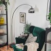 Baloca Staande lamp Chroom, Zwart, 1-licht