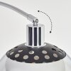 Baloca Staande lamp Chroom, Zwart, 1-licht