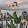 Chehalis Plafondlamp, Kogellampje Amber, 3-lichts