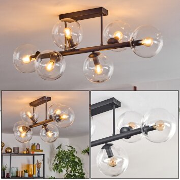 Gastor Plafondlamp, Kogellampje Duidelijk, 6-lichts