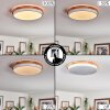 Hiral Plafondlamp, Paneel LED Natuurlijke kleuren, Wit, 1-licht