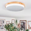 Hiral Plafondlamp, Paneel LED Natuurlijke kleuren, Wit, 1-licht