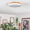 Hiral Plafondlamp, Paneel LED Natuurlijke kleuren, Wit, 1-licht