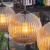 Koyoto Hanglamp, Kogellampje, Hanglamp Amber, 3-lichts