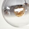 Gastor Plafondlamp, Kogellampje 45 cm Amber, Duidelijk, Rookkleurig, 5-lichts