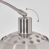 Baloca Staande lamp, Booglampen Nikkel mat, Zwart, 1-licht