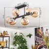 Gastor Plafondlamp, Kogellampje Amber, 6-lichts