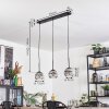 Ripoll Hanglamp, Kogellampje, Hanglamp Duidelijk, Rookkleurig, 3-lichts