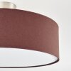 Foggia Plafondlamp Nikkel mat, 3-lichts