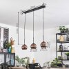 Koyoto Hanglamp, Kogellampje, Hanglamp Koperkleurig, 3-lichts