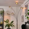 Nikkala Staande lamp Chroom, Wit, 5-lichts