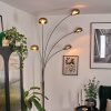 Nikkala Staande lamp Chroom, Wit, 5-lichts