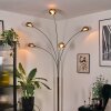 Nikkala Staande lamp Chroom, Wit, 5-lichts