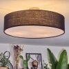 Foggia Plafondlamp Nikkel mat, 3-lichts