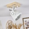 Herford Plafondlamp Natuurlijke kleuren, Wit, 1-licht