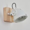 Herford Muurlamp Natuurlijke kleuren, Wit, 1-licht