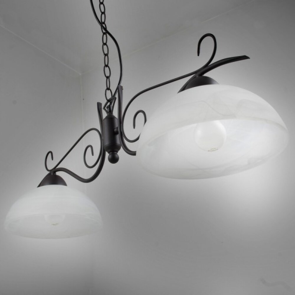 Reality COUNTRY Hanglamp Roest, 2-lichts main product photo