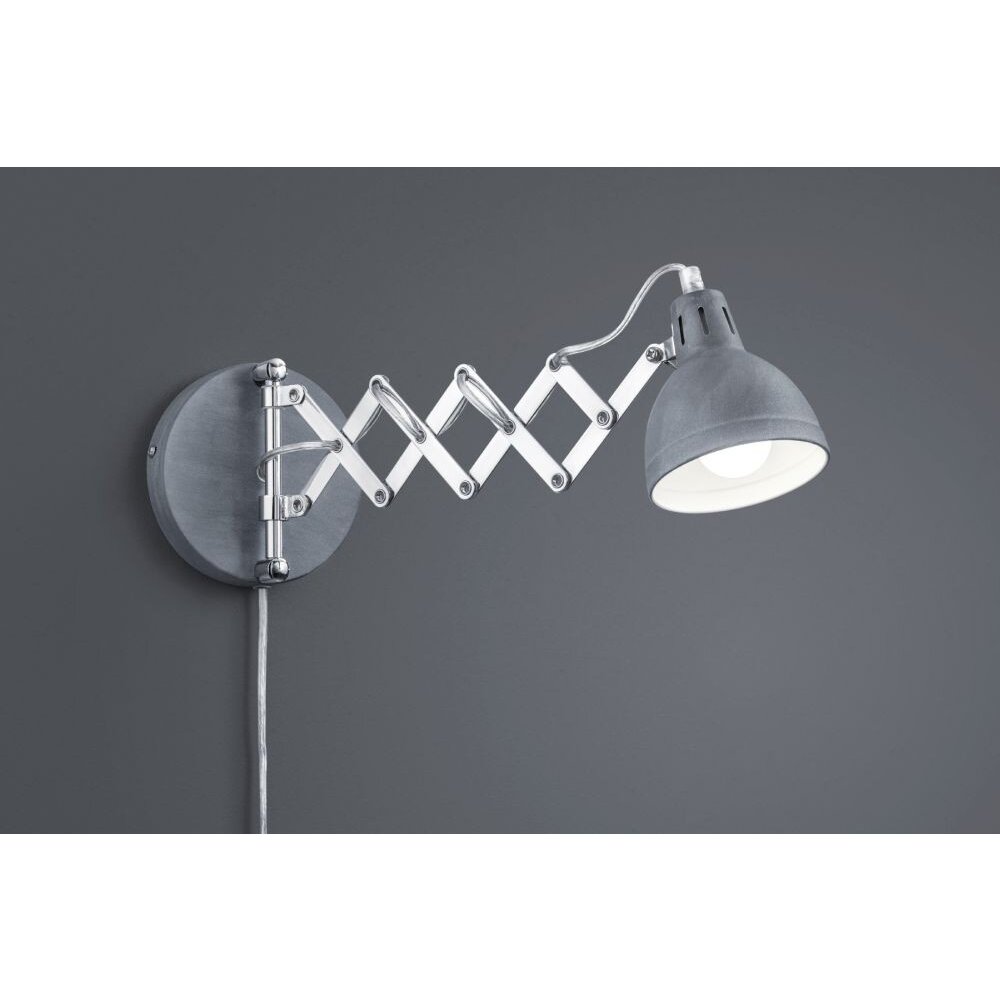 Reality SCISSOR Muurlamp Grijs, 1-licht main product photo