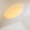 Deckenleuchte Plafondlamp LED Wit, 1-licht, Afstandsbediening
