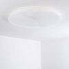 Deckenleuchte Plafondlamp LED Wit, 1-licht, Afstandsbediening