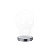 Reality SKULL Tafellamp LED Chroom, 1-licht