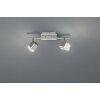 Reality ROUBAIX Plafond straler LED Nikkel mat, 2-lichts