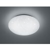 Reality LUKIDA Plafondlamp LED Wit, 1-licht, Afstandsbediening