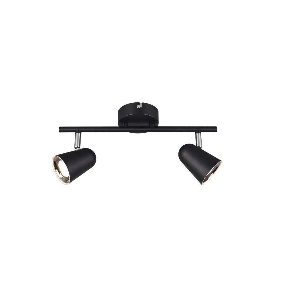 Reality TOULOUSE Spotlamp LED Zwart, 2-lichts main product photo